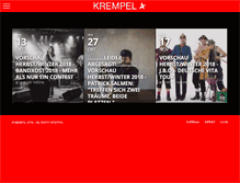 Tablet Screenshot of krempel.ch